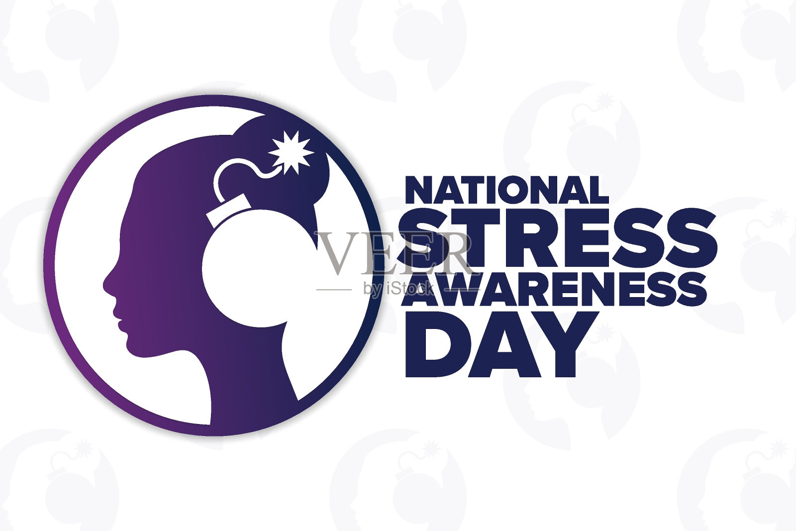 国家减压日节日宣传banner矢量素材插画图片素材