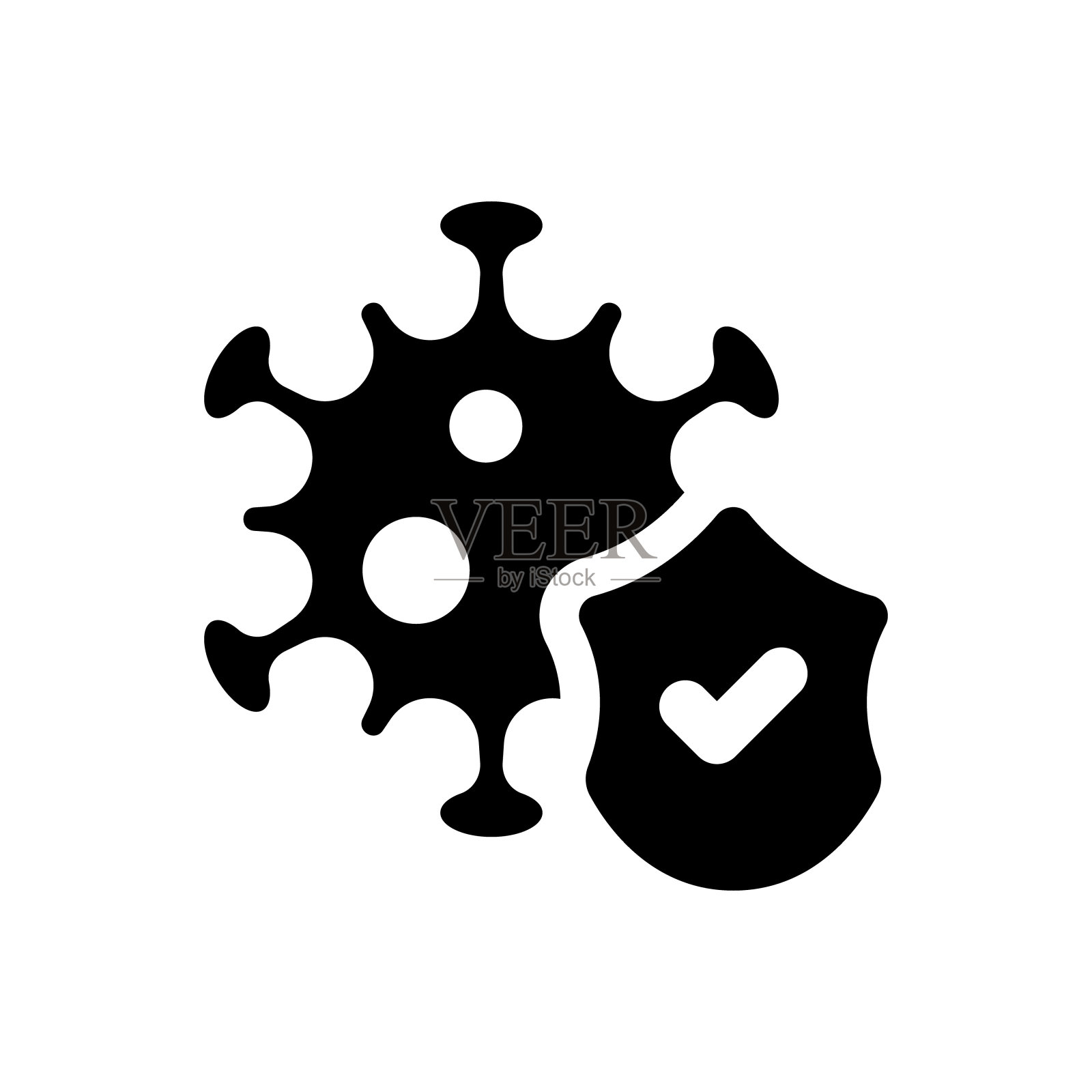 安全远离细菌图标图标素材