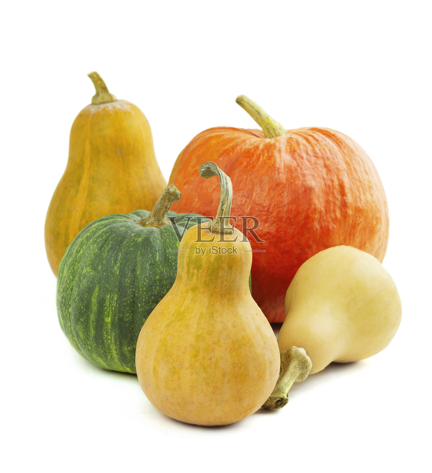 成熟的南瓜孤立。万圣节南瓜。南瓜作为秋天的背景。收获节的南瓜背景。照片摄影图片