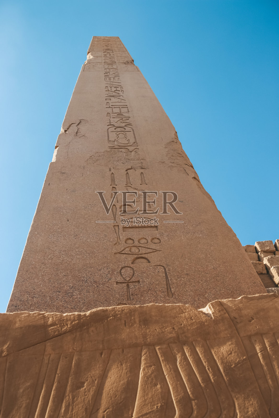 埃及卡纳克神庙遗址，卢克索最大的露天博物馆照片摄影图片