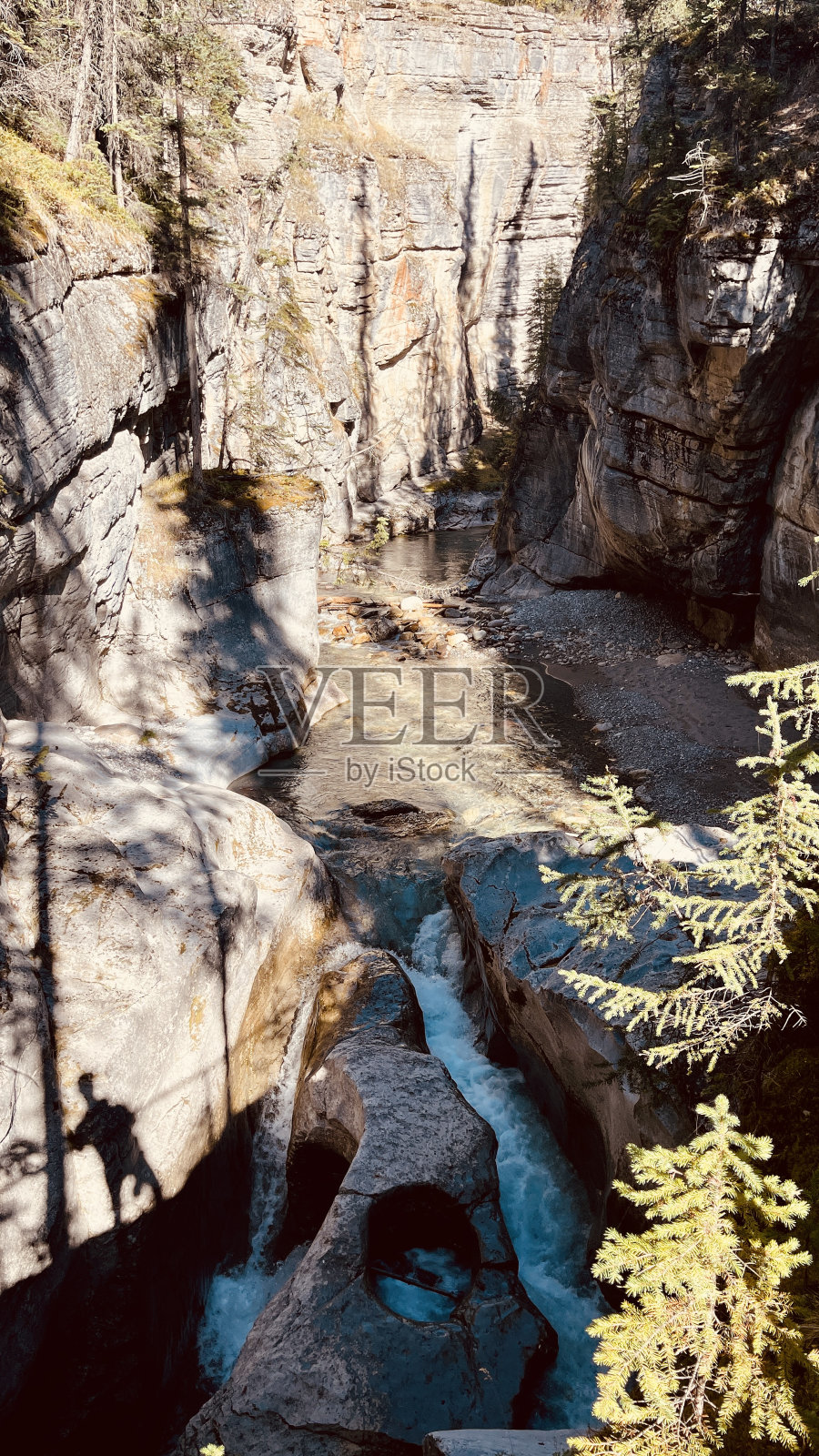 恶性峡谷贾斯珀阿尔伯塔照片摄影图片