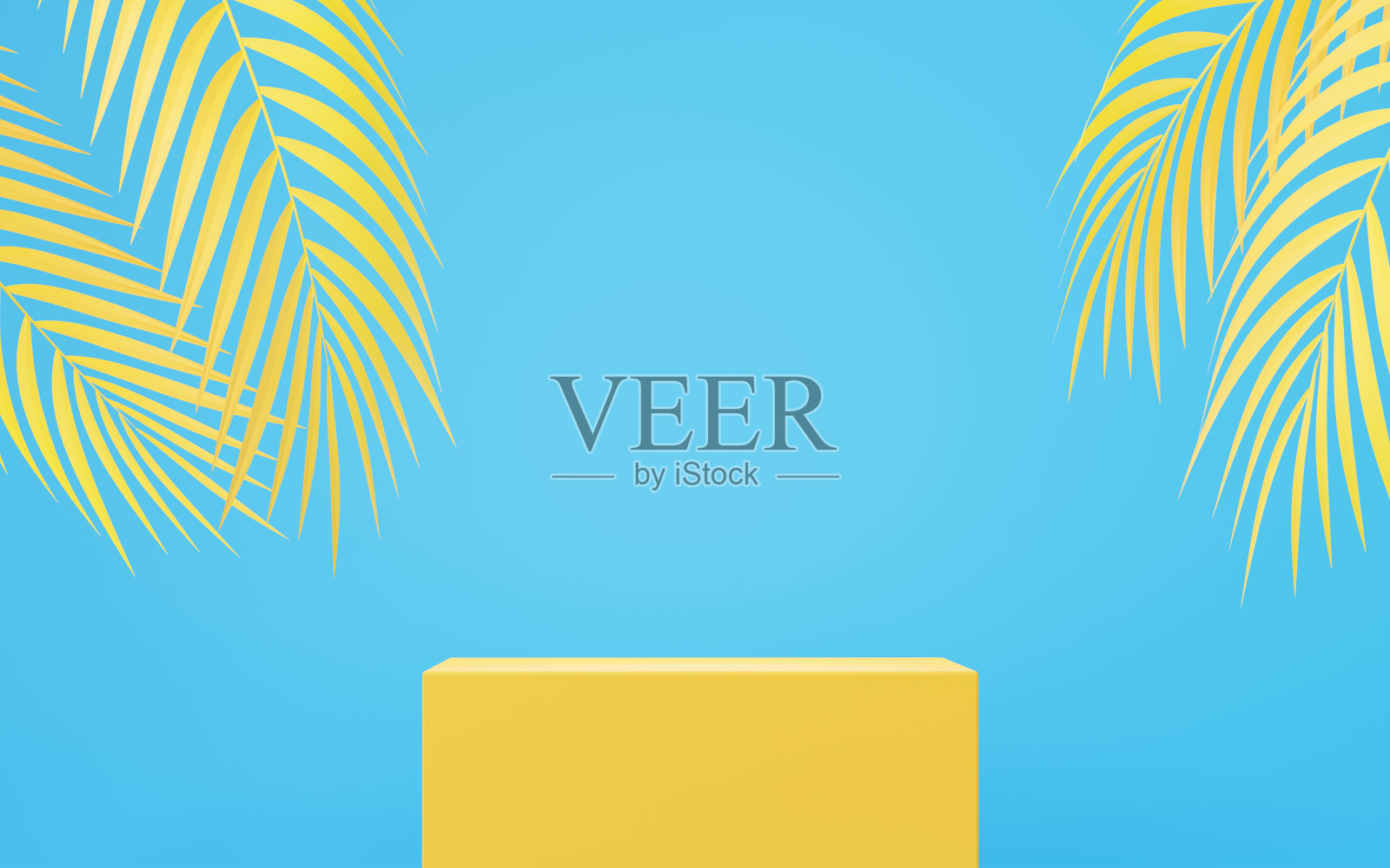 用于产品展示和广告的三维渲染抽象展示平台。简洁的场景背景设计。用于模拟的空基座。化妆用粉彩空舞台。照片摄影图片