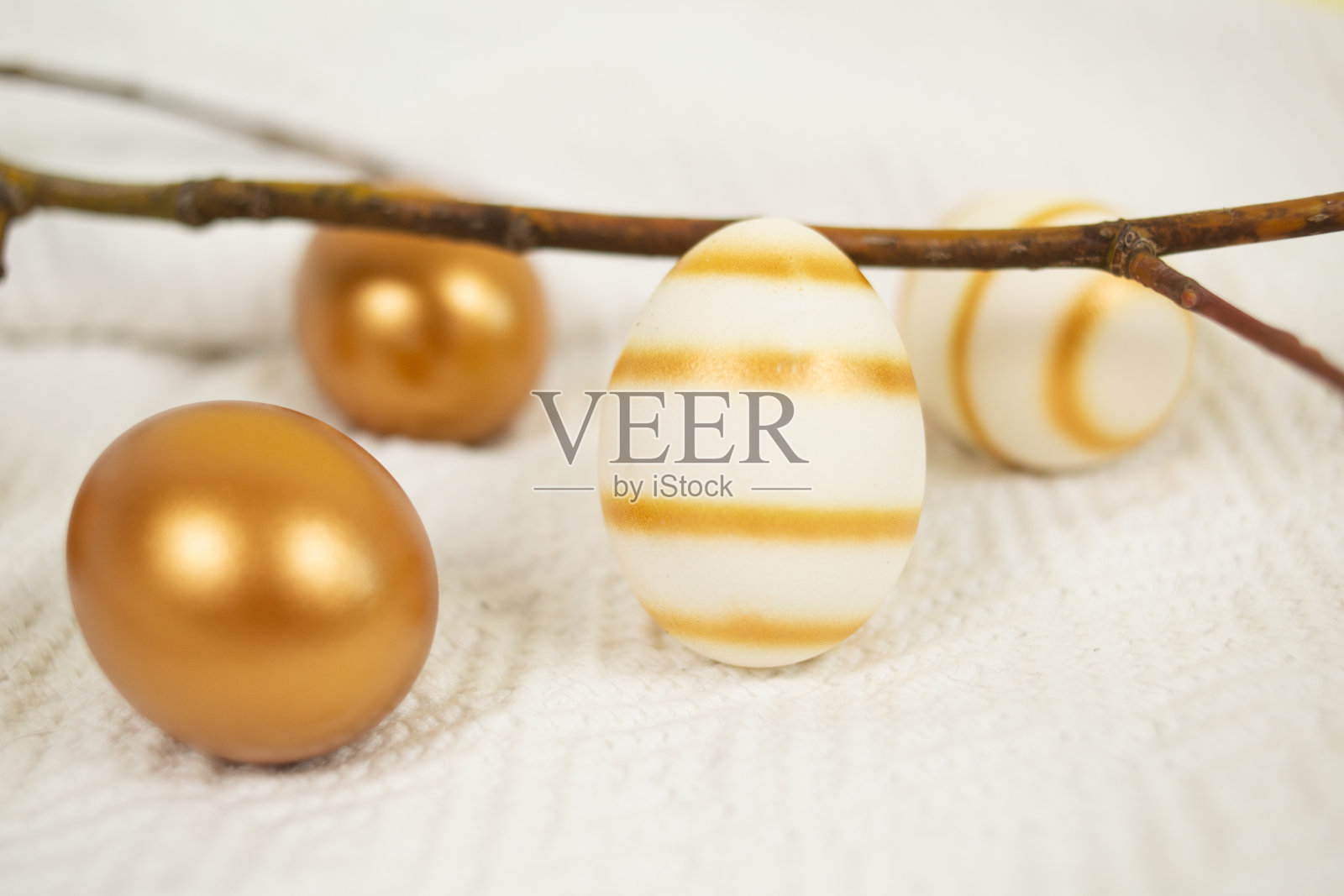 复活节彩蛋及装饰品照片摄影图片