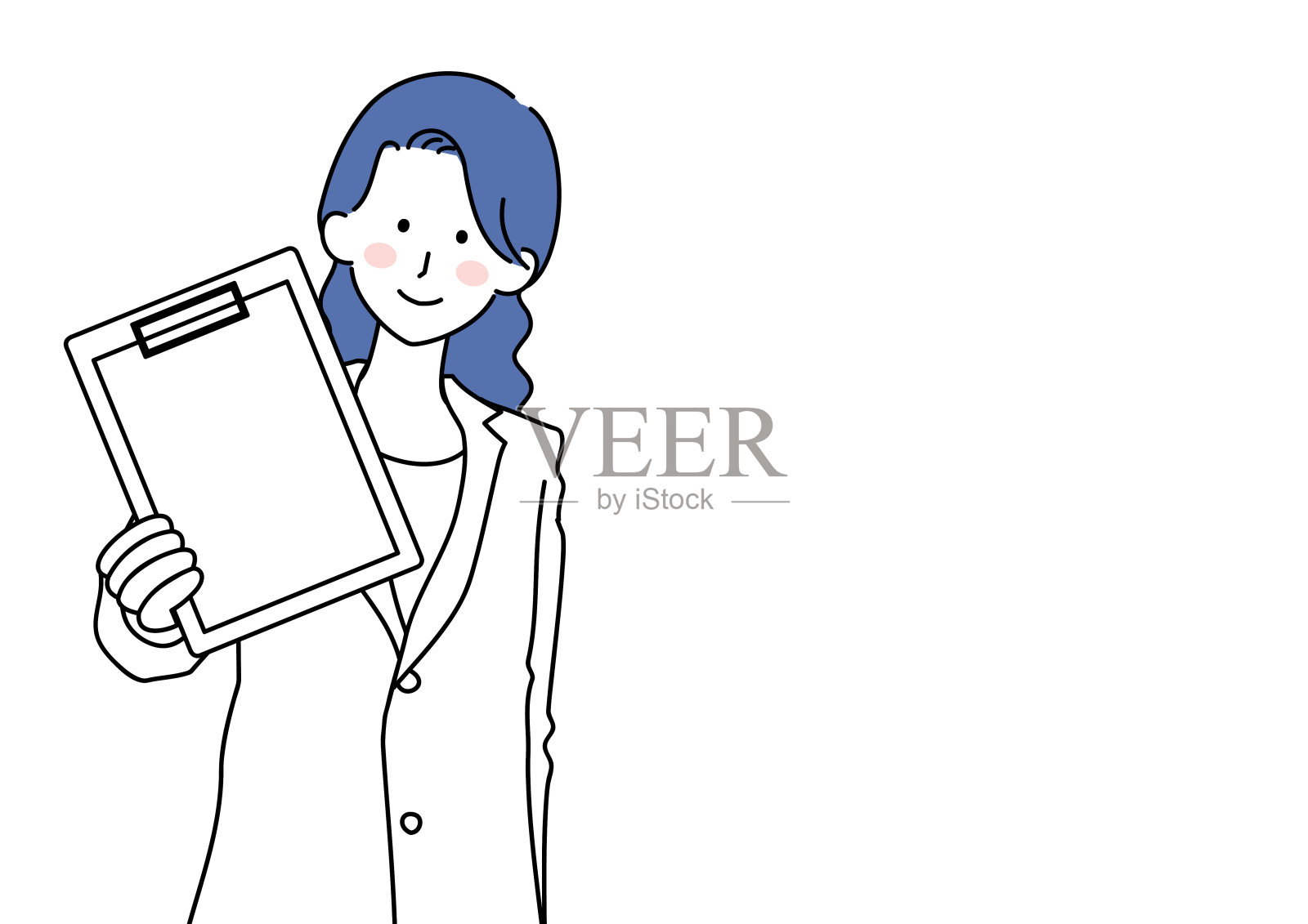 医生用粘结剂插画图片素材