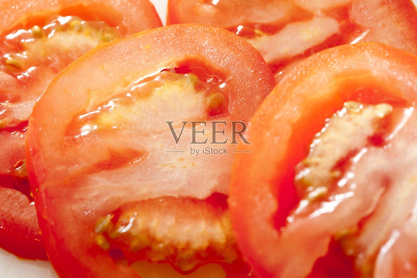 新鲜生番茄片照片摄影图片