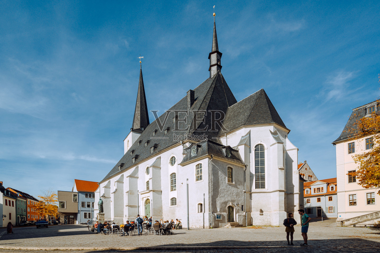 德国图林根州魏玛的圣彼得和保罗教堂照片摄影图片