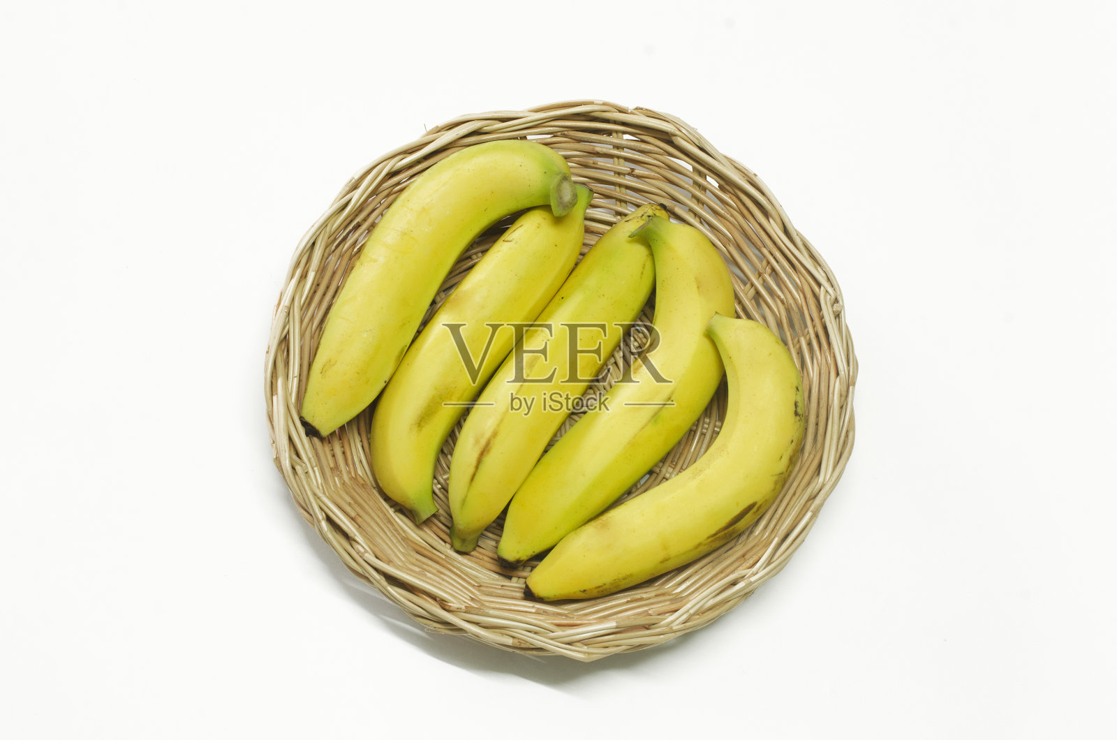 香蕉在篮子里照片摄影图片