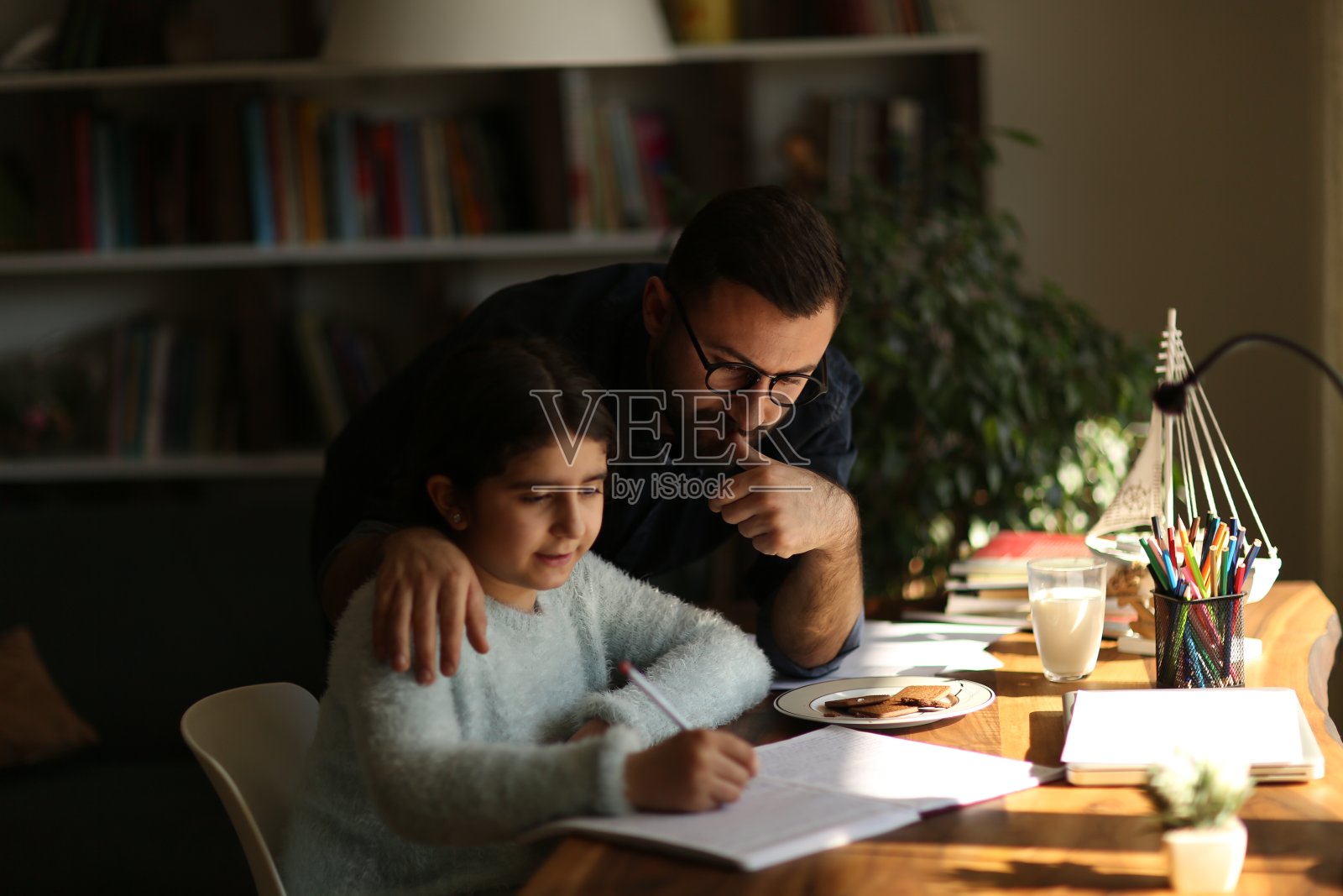 在家教育照片摄影图片