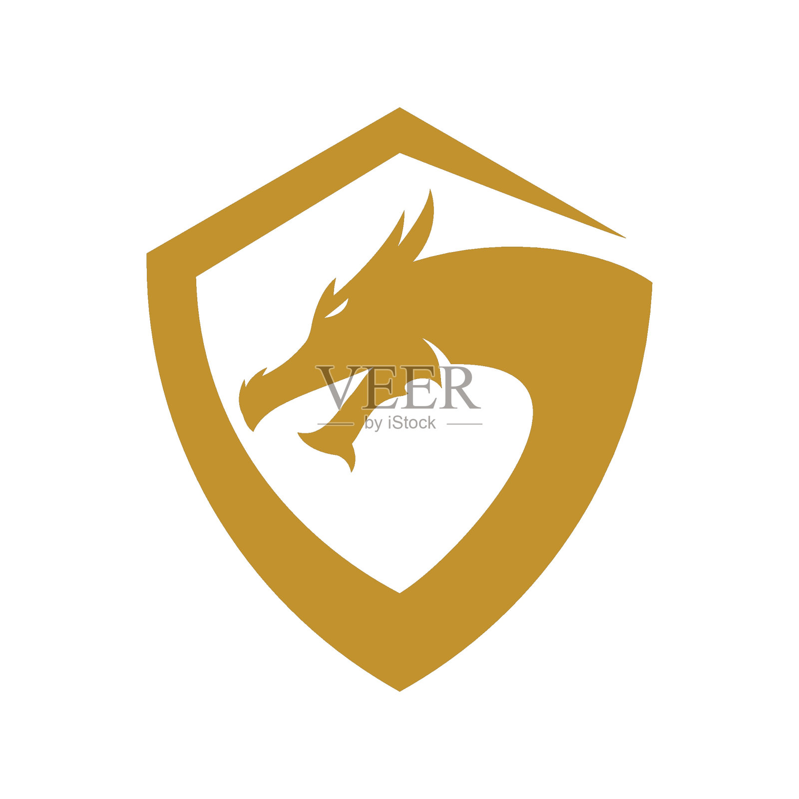 龙标志模板插画图片素材