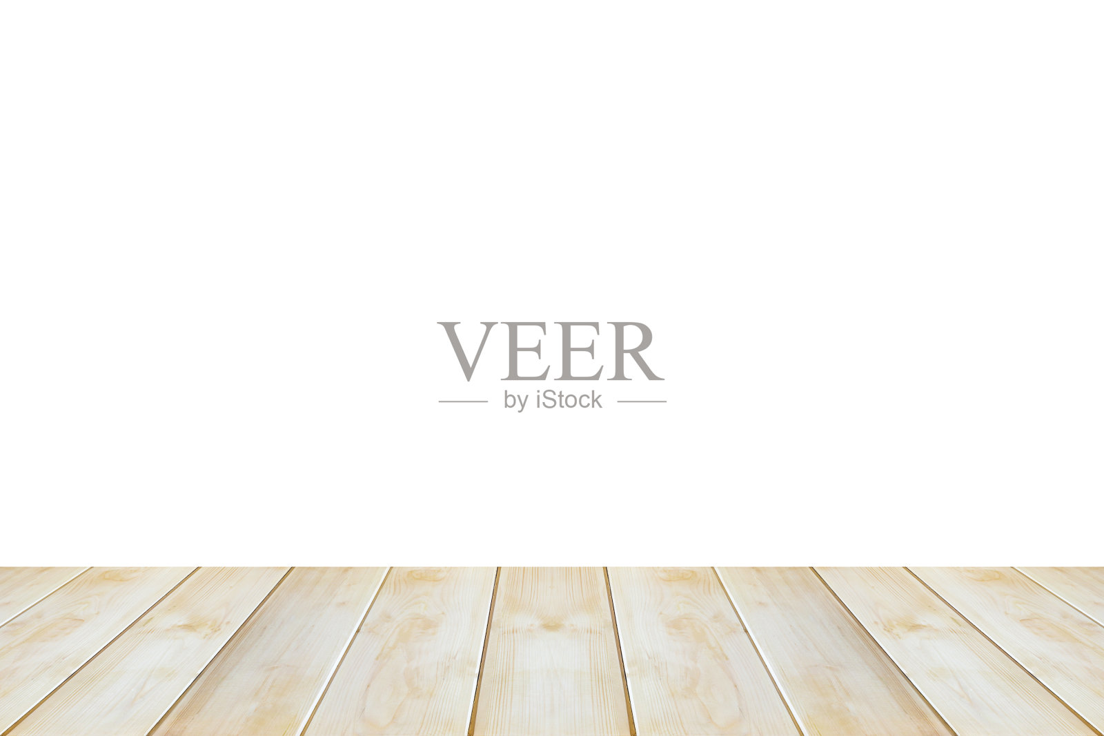 空木桌面隔离在白色背景的产品展示蒙太奇照片摄影图片