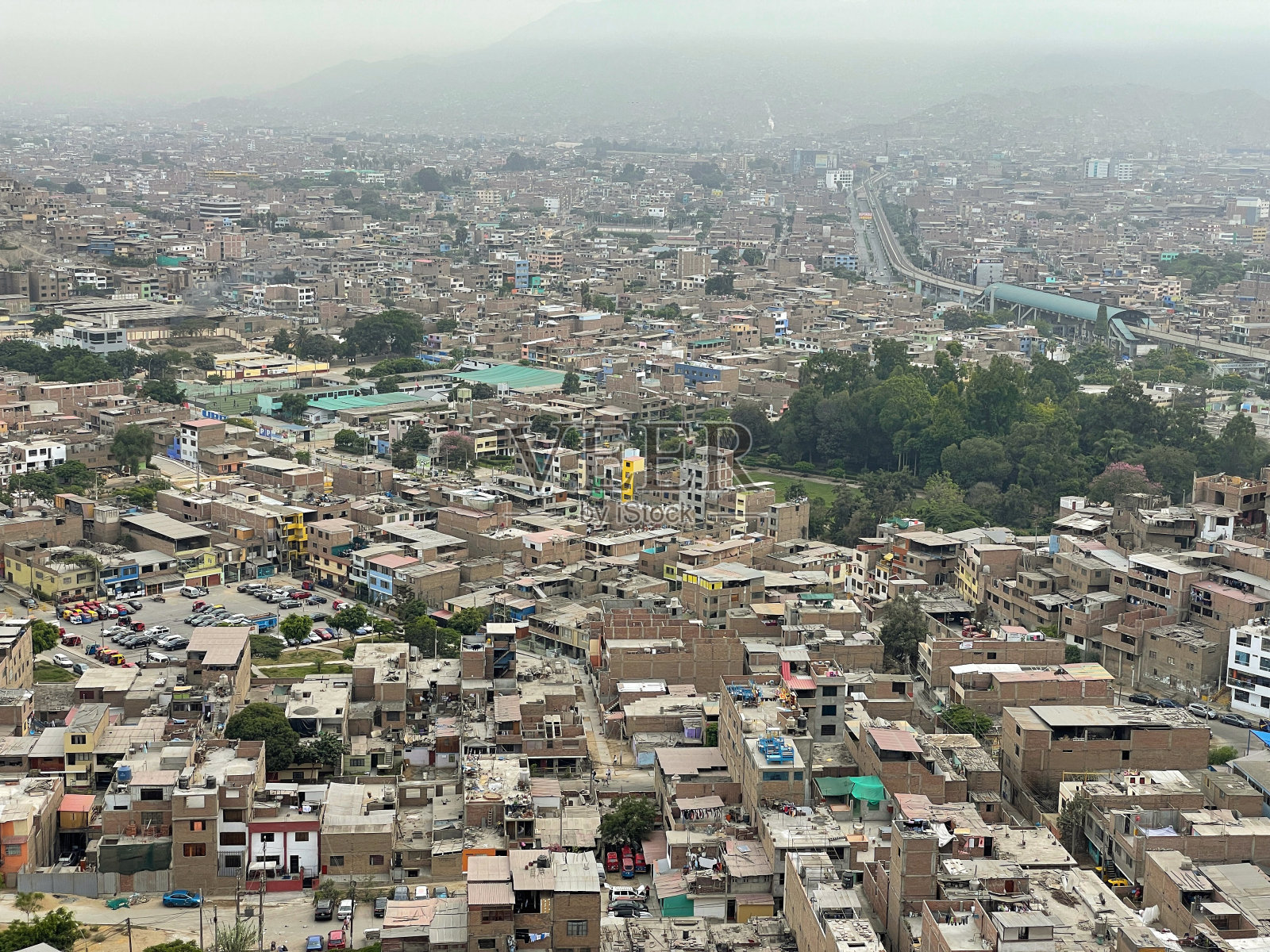 秘鲁利马的鸟瞰图照片摄影图片