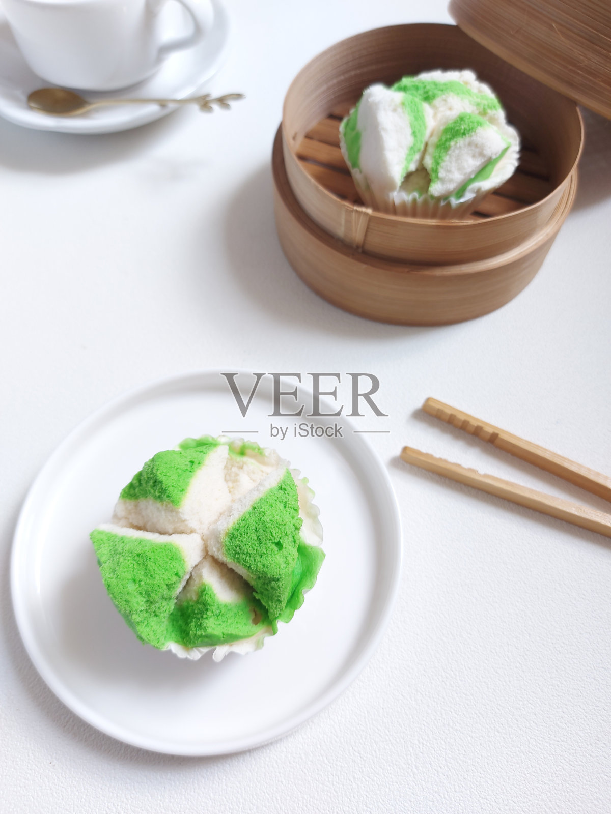 蒸蛋糕照片摄影图片