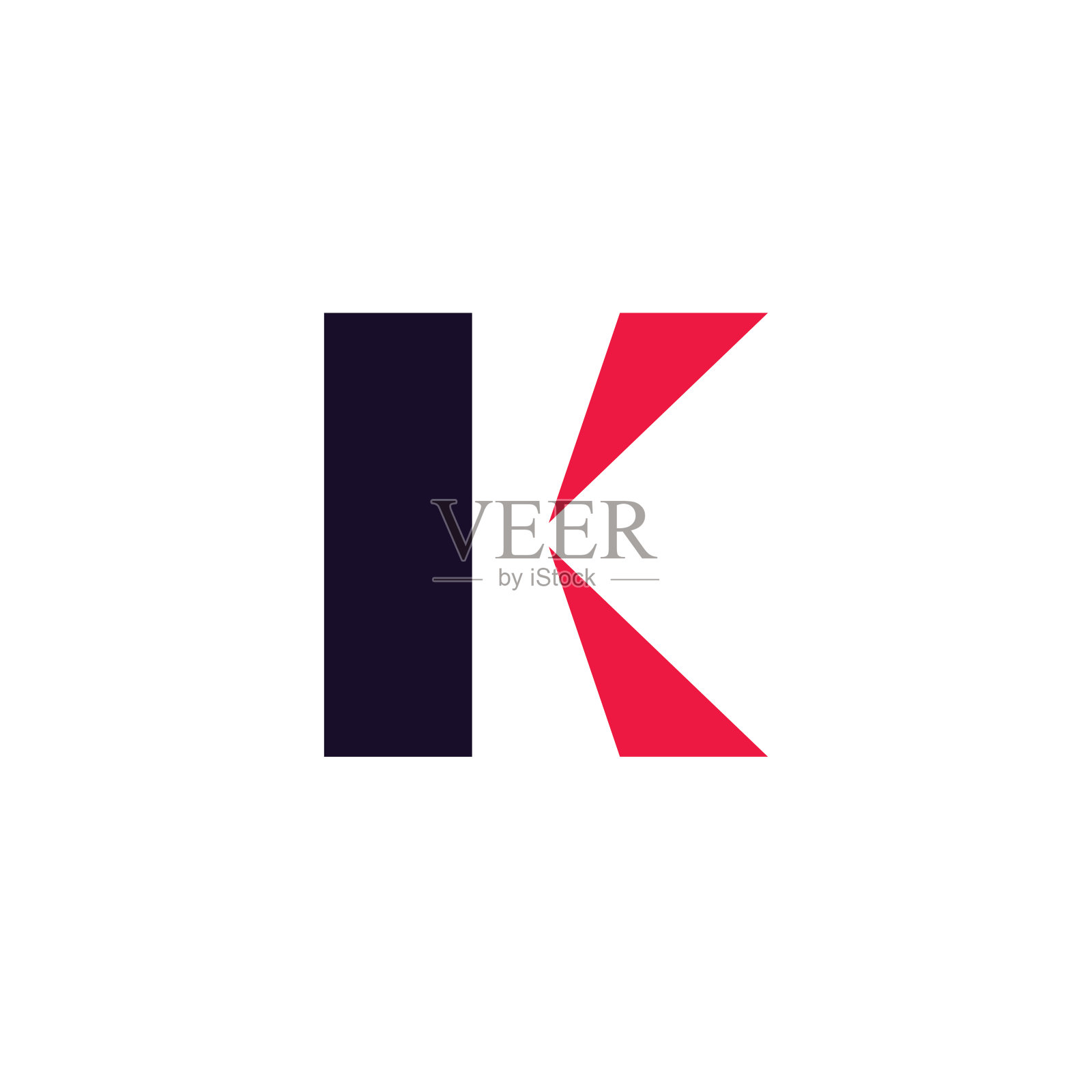 字母K标志模板元素设计元素图片