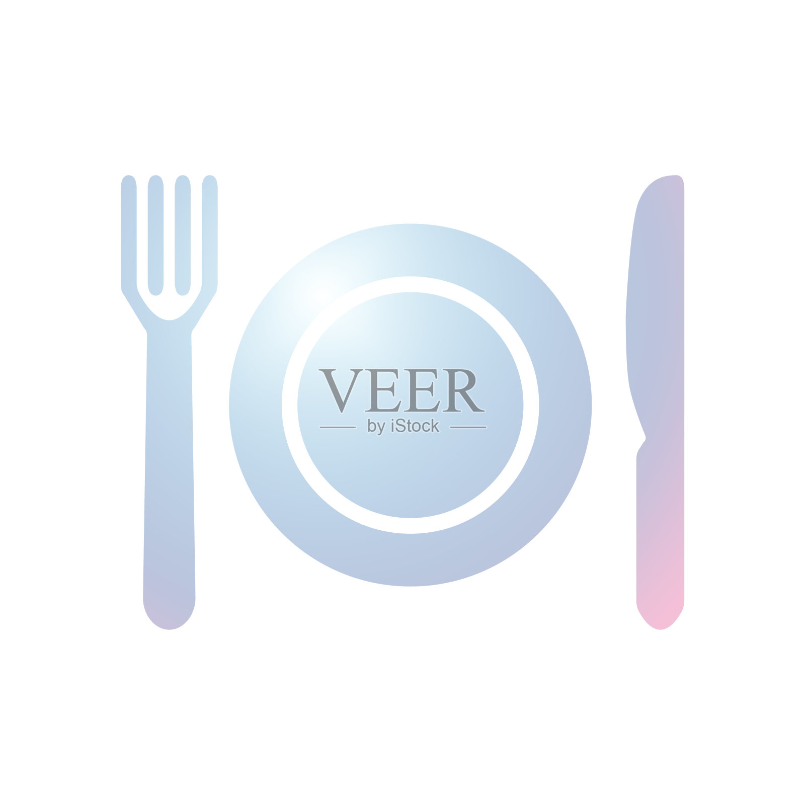 插图矢量图形的餐厅图标模板插画图片素材