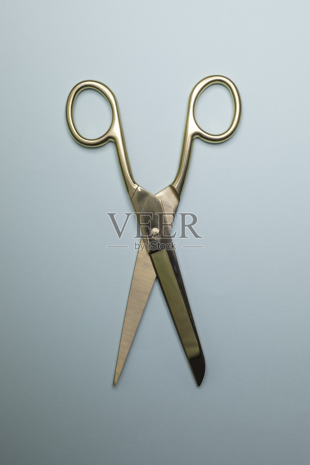 金剪刀照片摄影图片