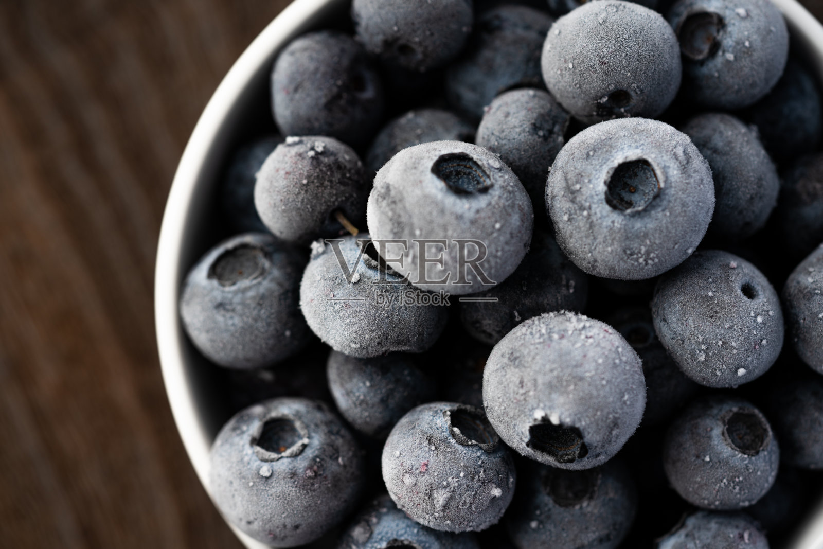 冷冻蓝莓照片摄影图片