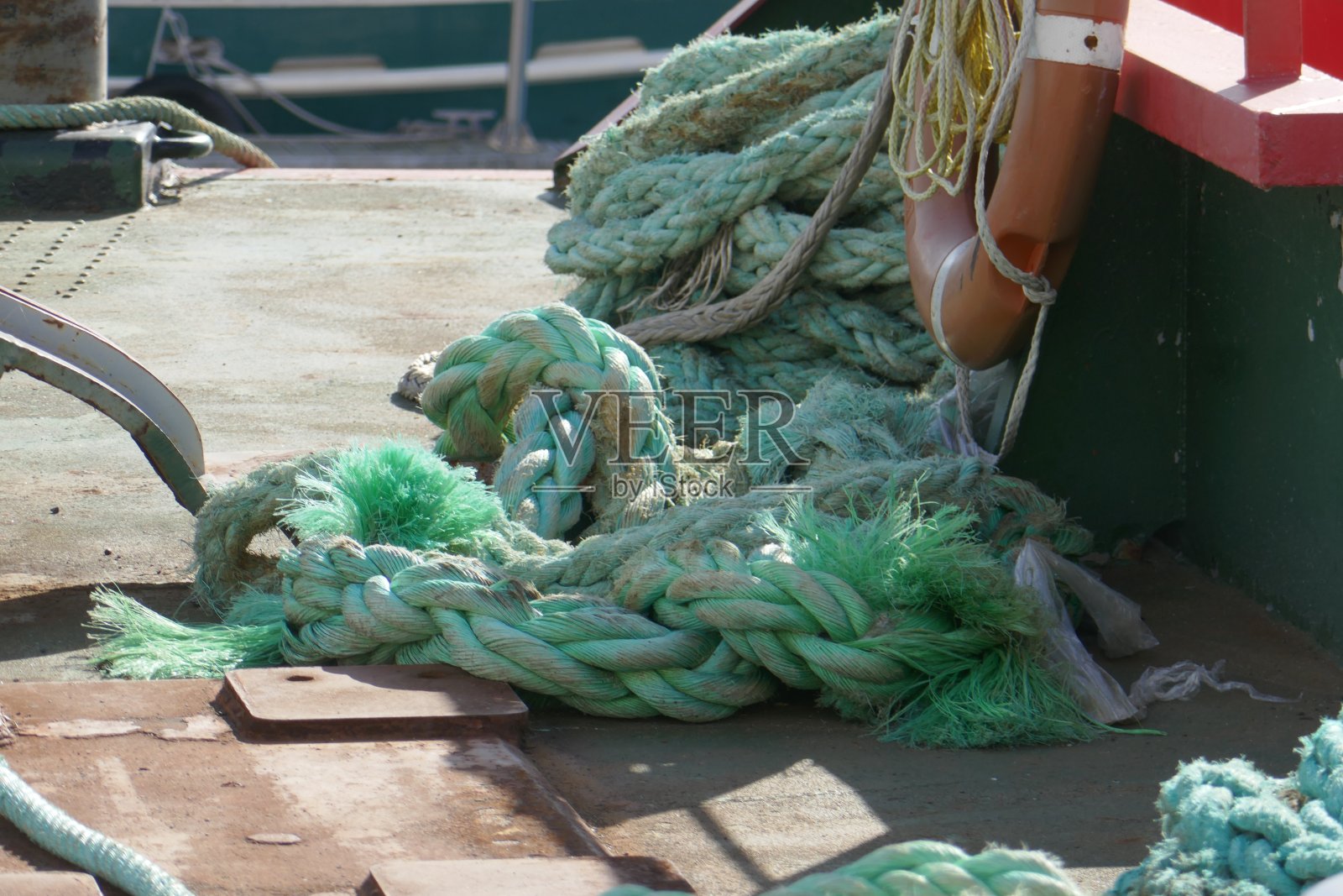 船用绳索照片摄影图片