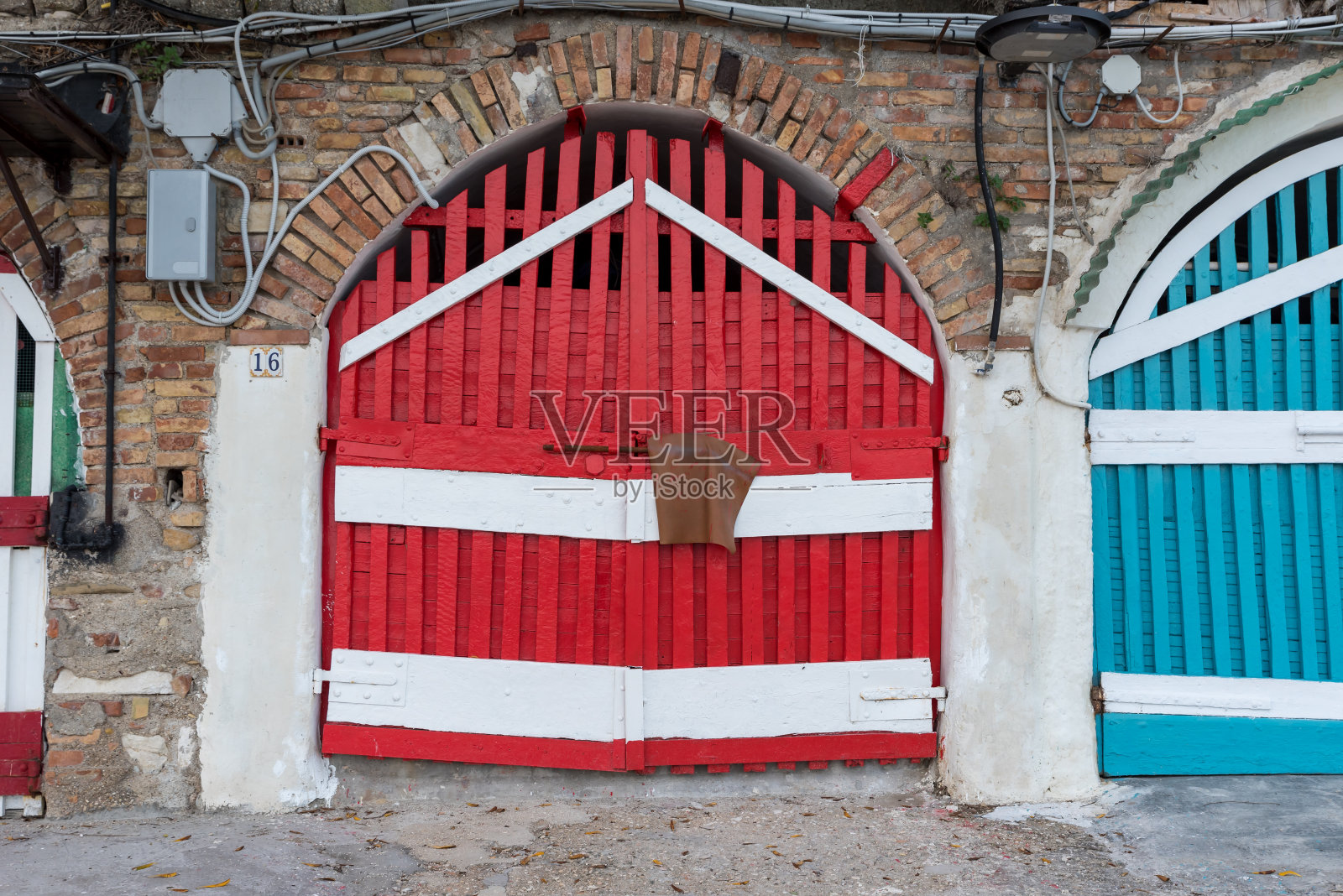 意大利安科纳的Passetto洞穴照片摄影图片