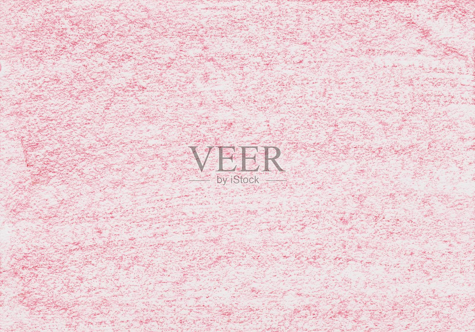 质地蜡笔在白色的纸上粉红色的颜色照片摄影图片