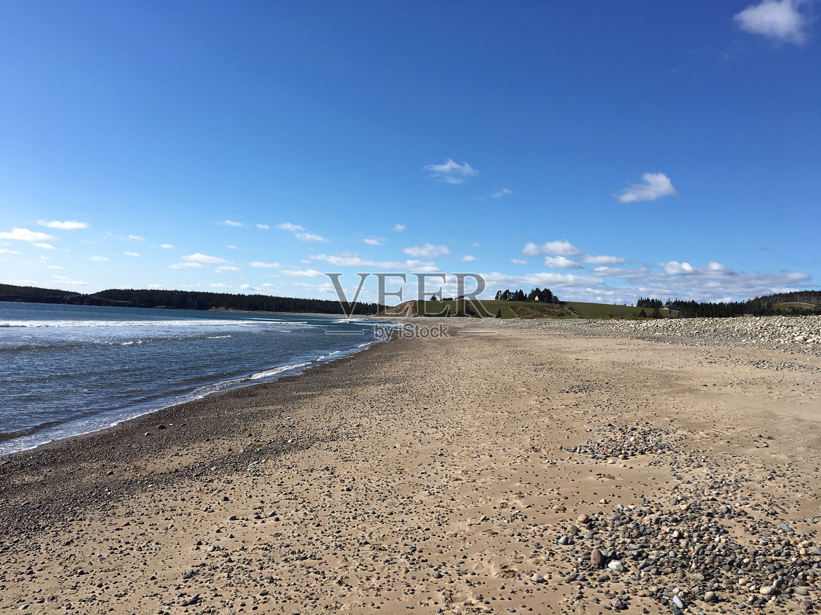 新斯科舍省Hirtles海滩上的鹅卵石照片摄影图片