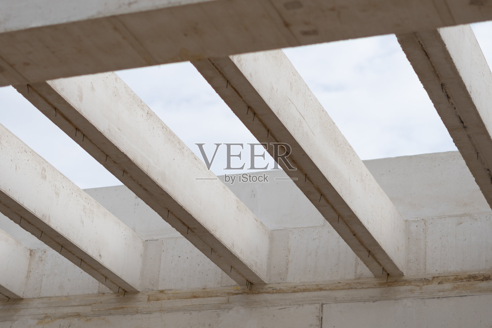 混凝土结构的现代户外建筑照片摄影图片