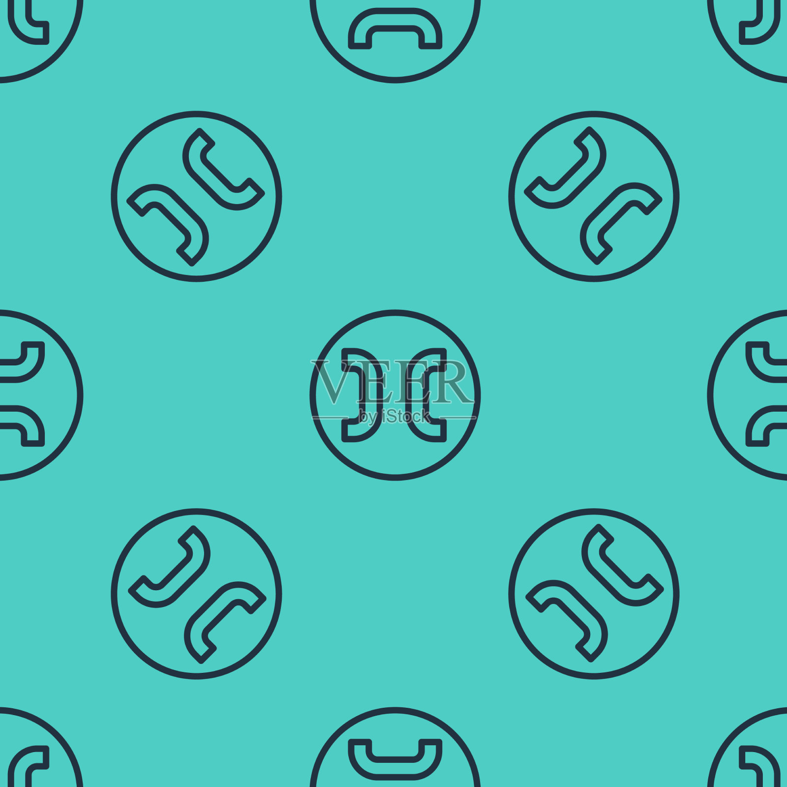 黑线双鱼座星座图标孤立插画图片素材