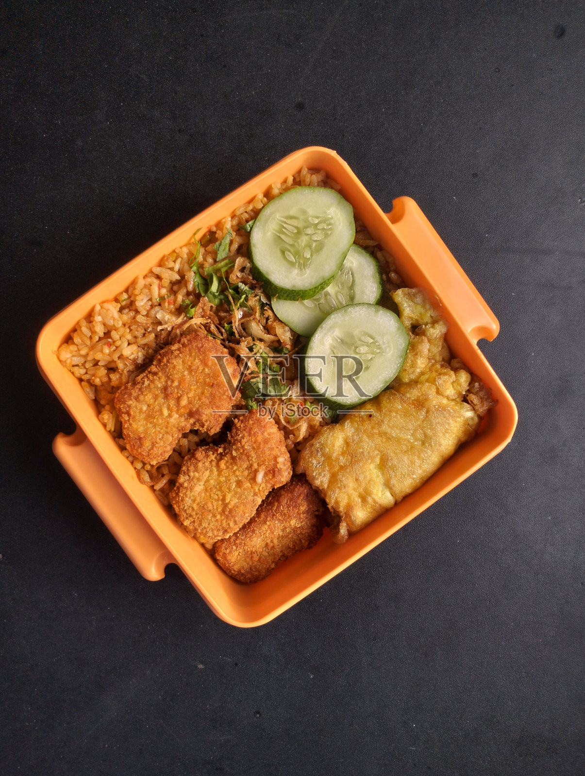 午餐盒照片摄影图片