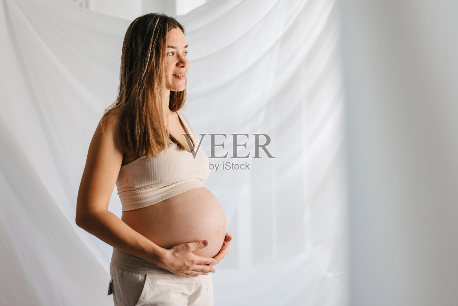 怀孕的美丽照片摄影图片