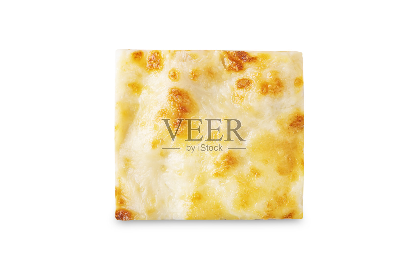 白色孤立的背景上的肉千层面照片摄影图片