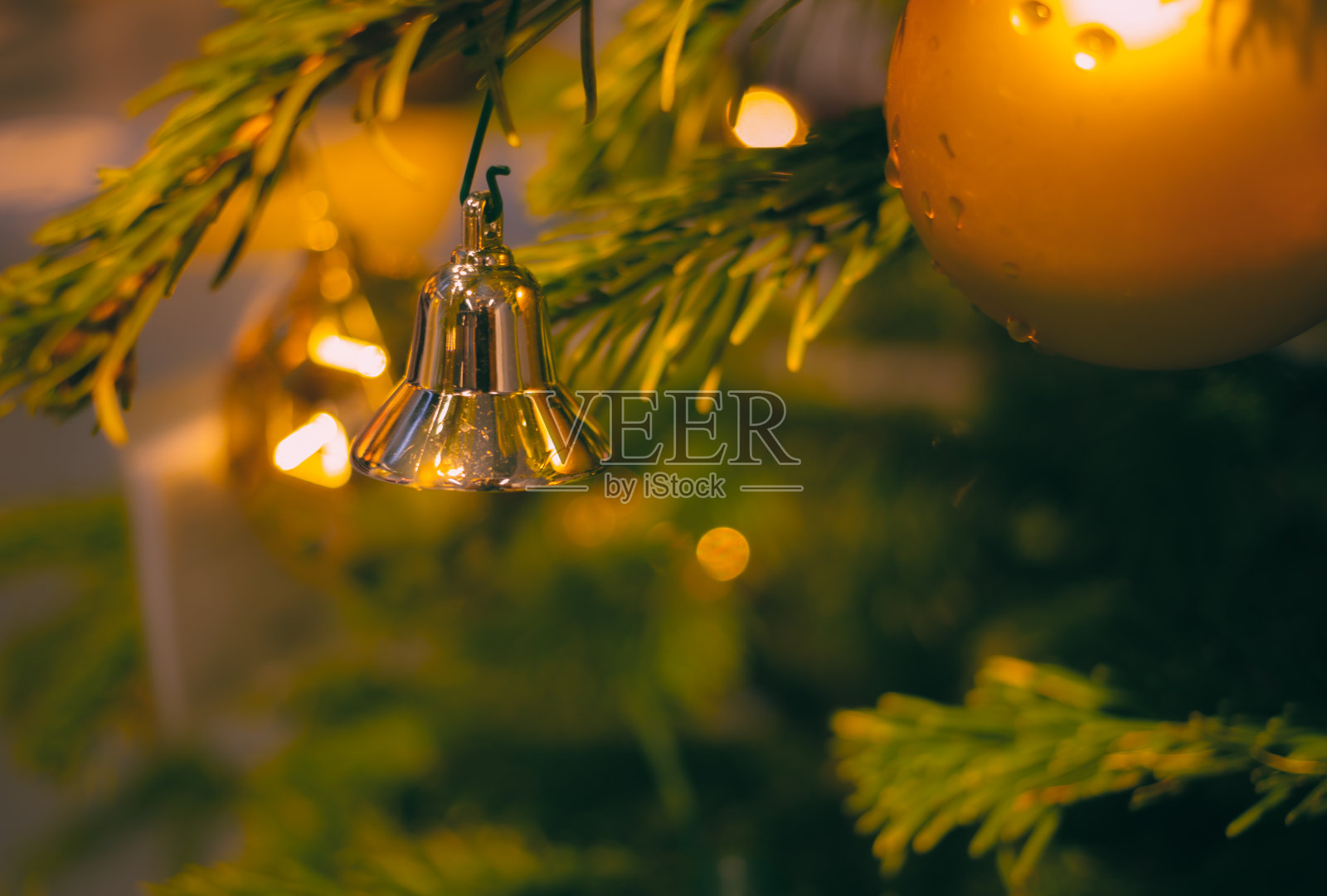圣诞节的背景;圣诞装饰品照片摄影图片