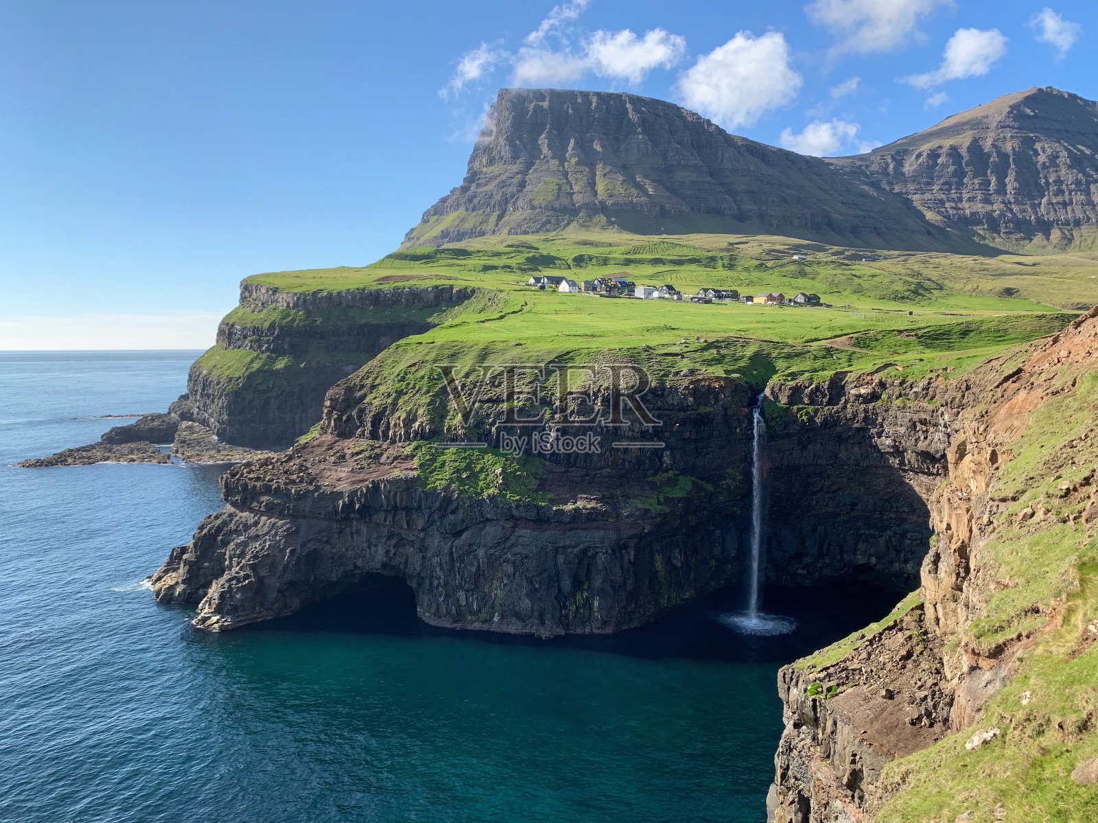 Mulafossur瀑布照片摄影图片