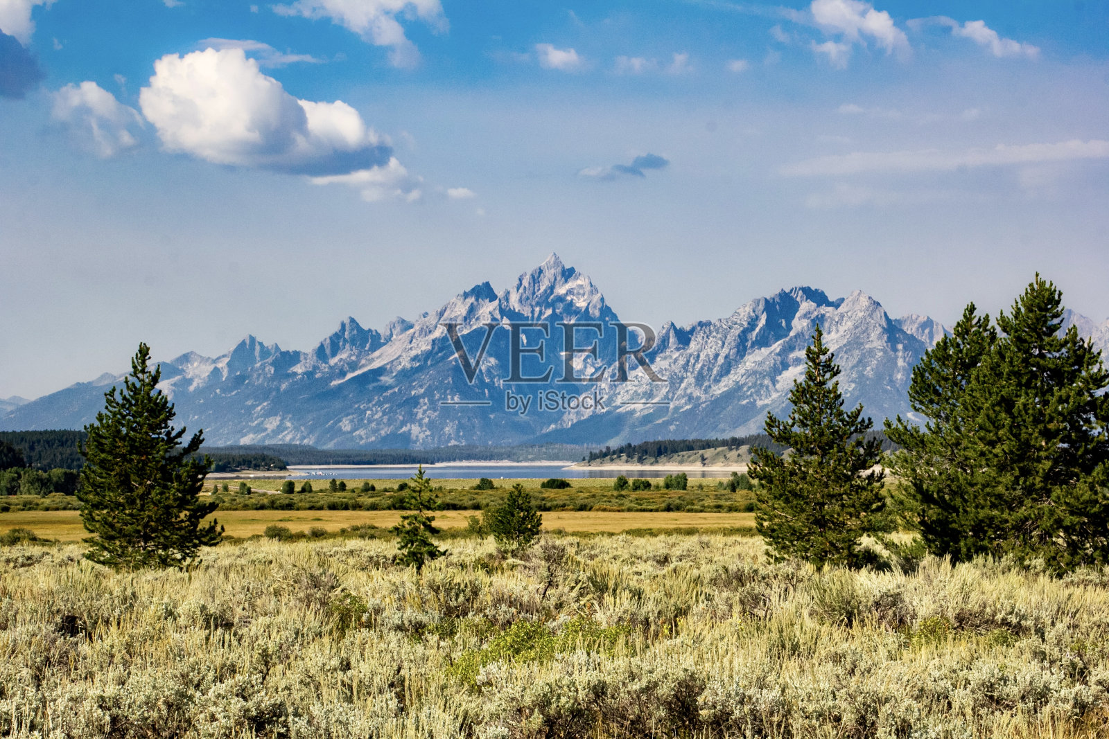 大提顿国家公园山脉照片摄影图片