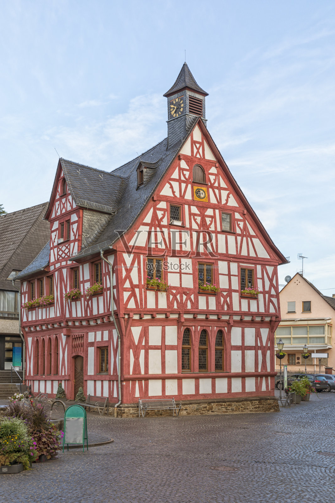 德国莱茵兰-普法尔茨的历史市政厅照片摄影图片