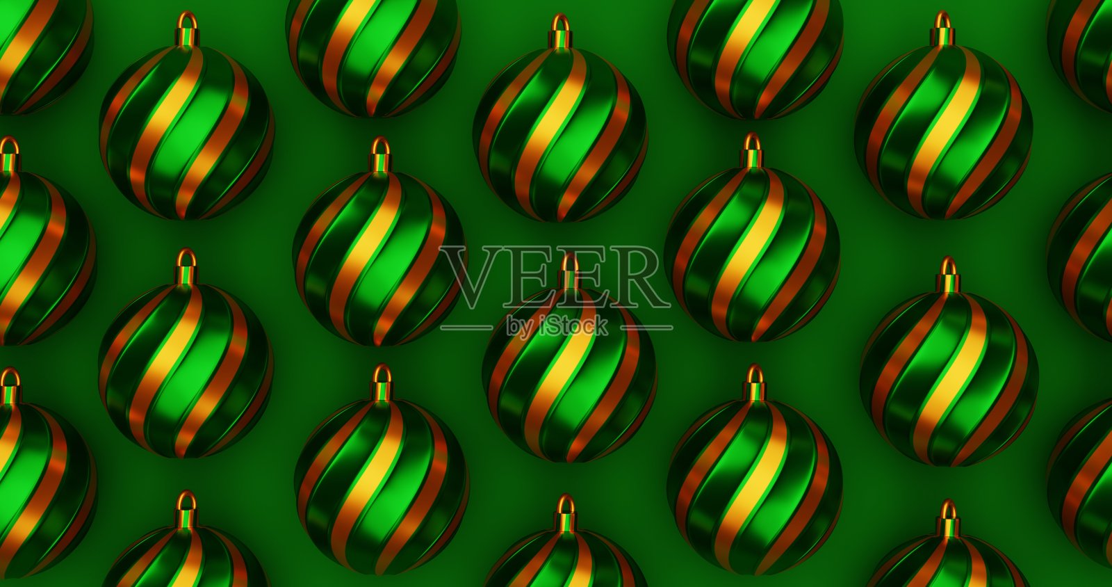 明亮的背景，美丽的节日气球，圣诞小饰品，3d渲染照片摄影图片