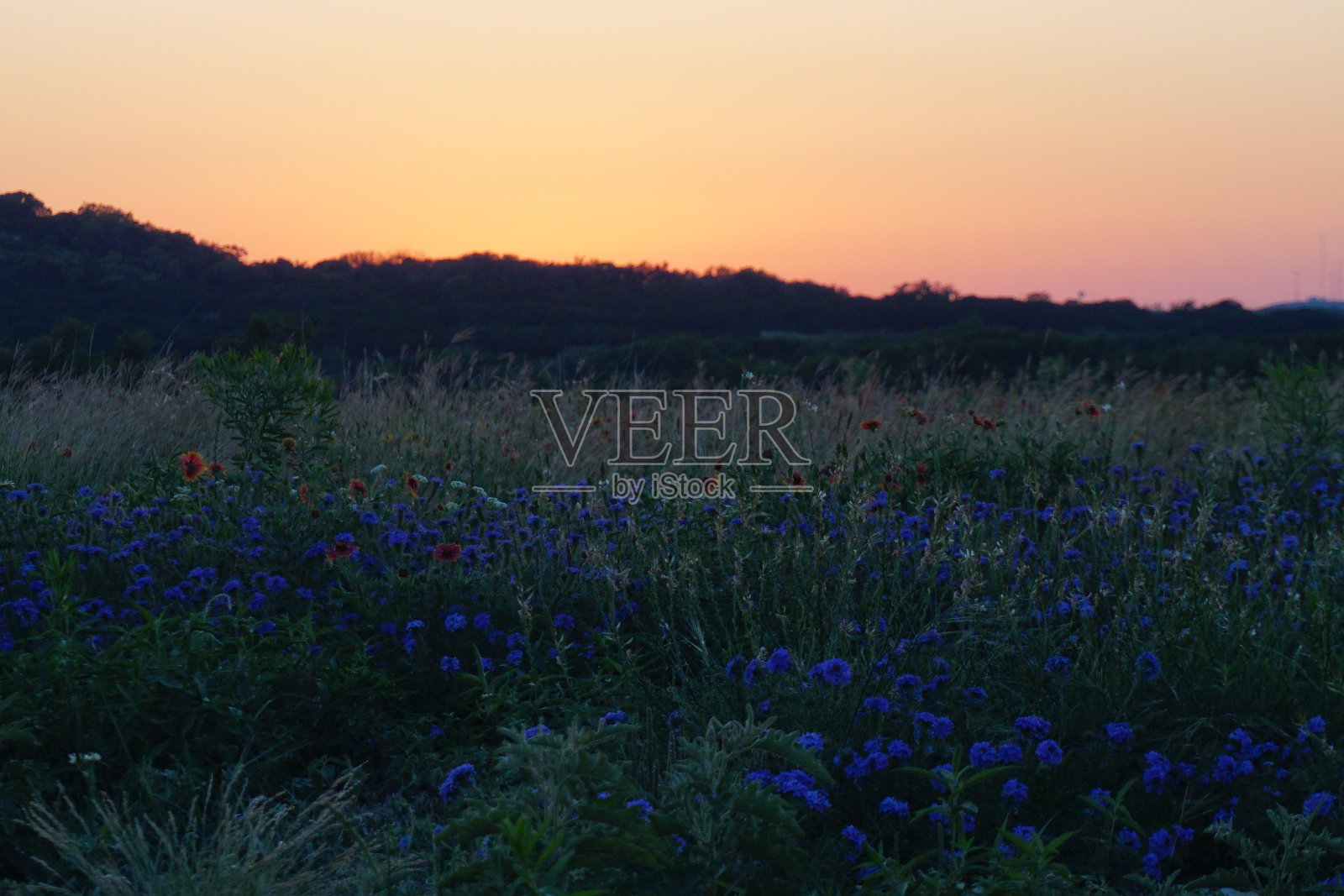 日落时的空中风景照片摄影图片