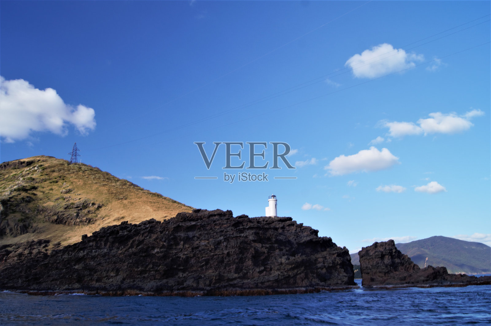 大岐群岛的西之岛照片摄影图片