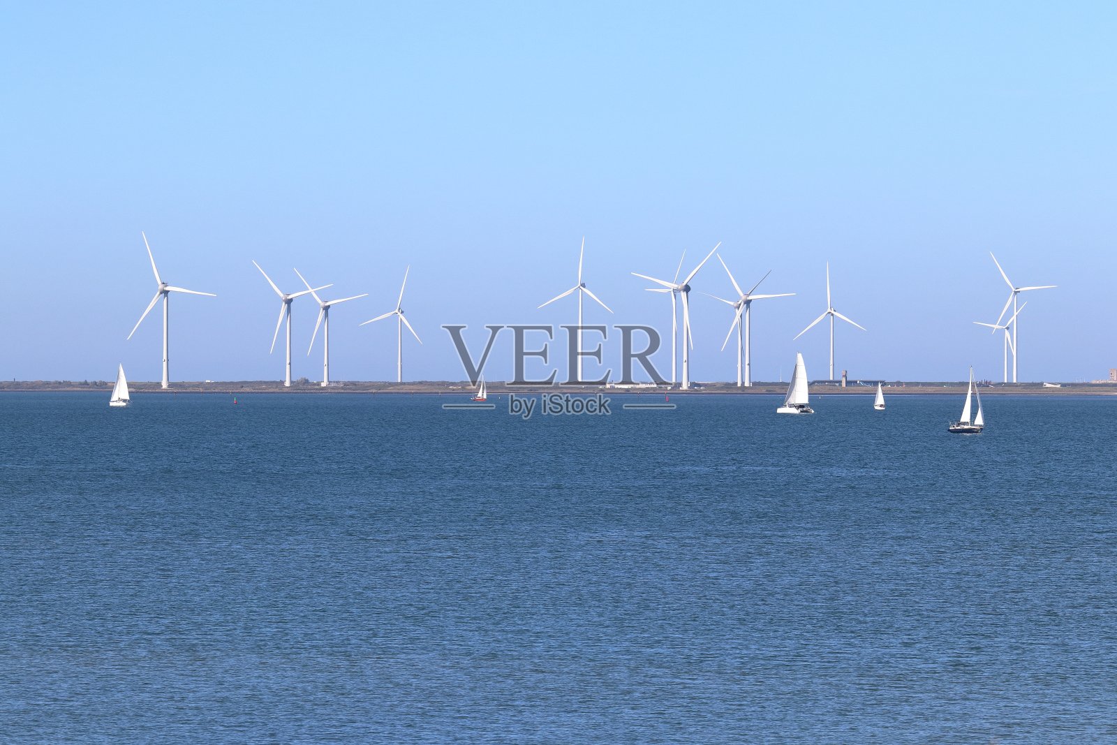 位于荷兰泽兰的东部Scheldt自然保护区照片摄影图片