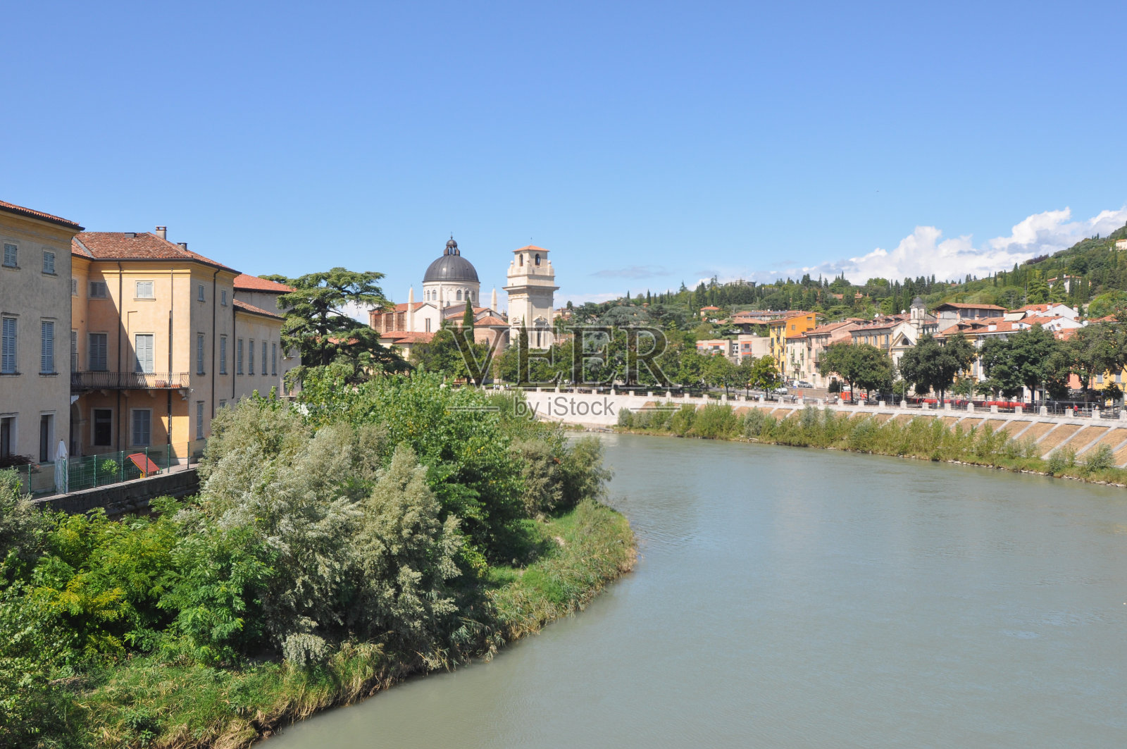 维罗纳市的景色照片摄影图片