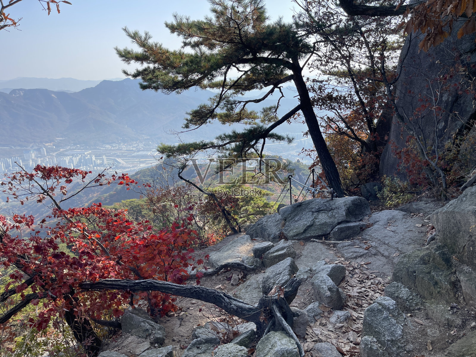 秋天徒步旅行照片摄影图片