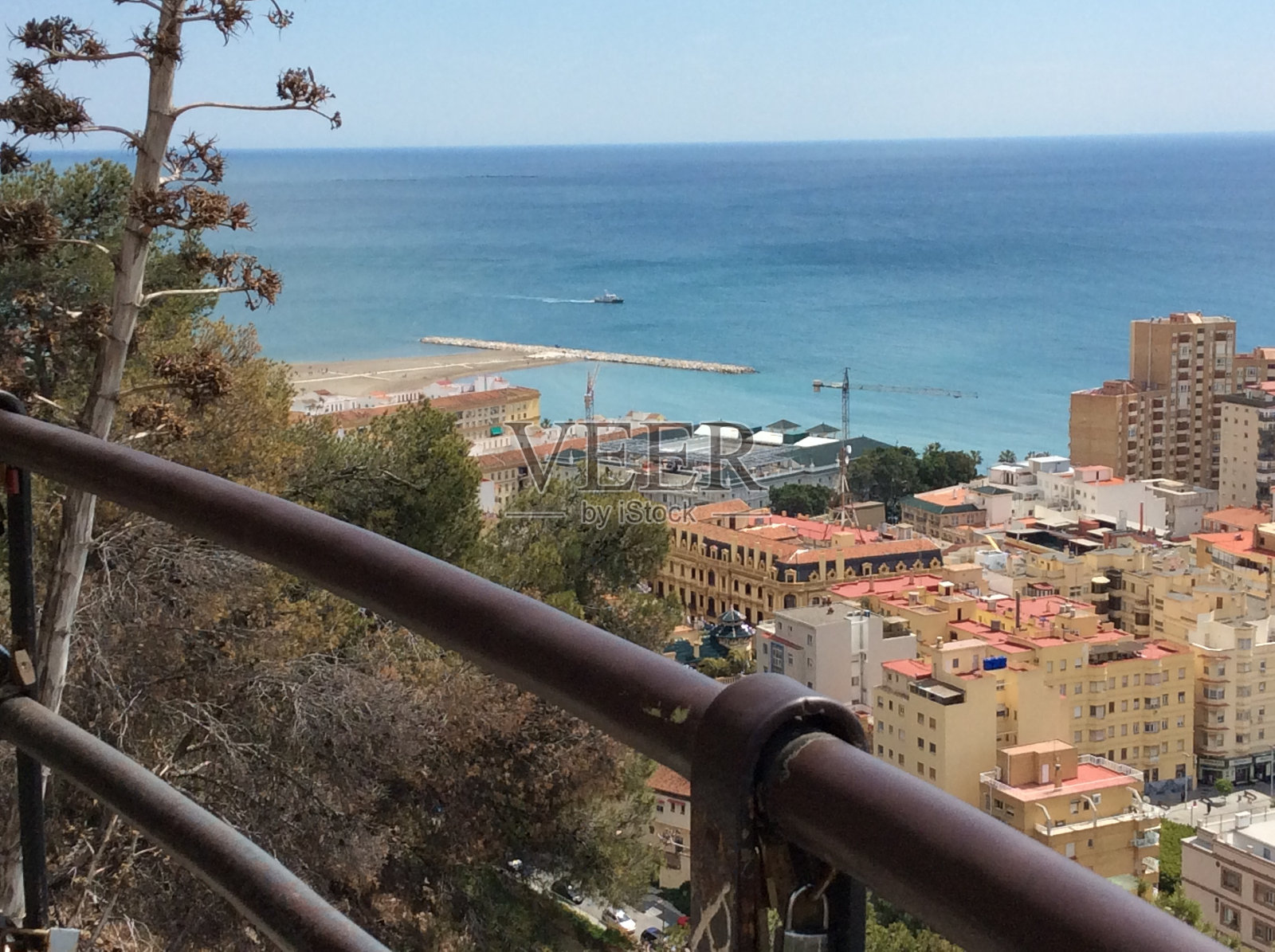 马拉加广场照片摄影图片