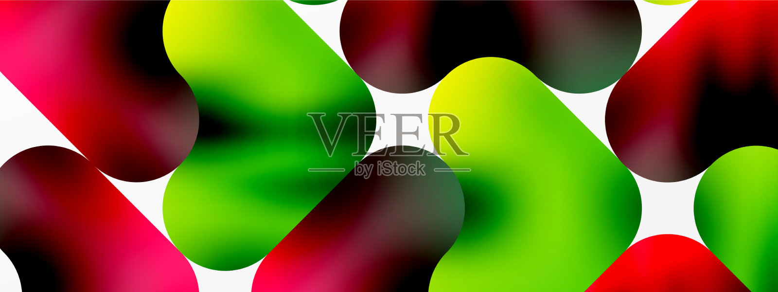 圆的形状和圆的几何抽象插画图片素材