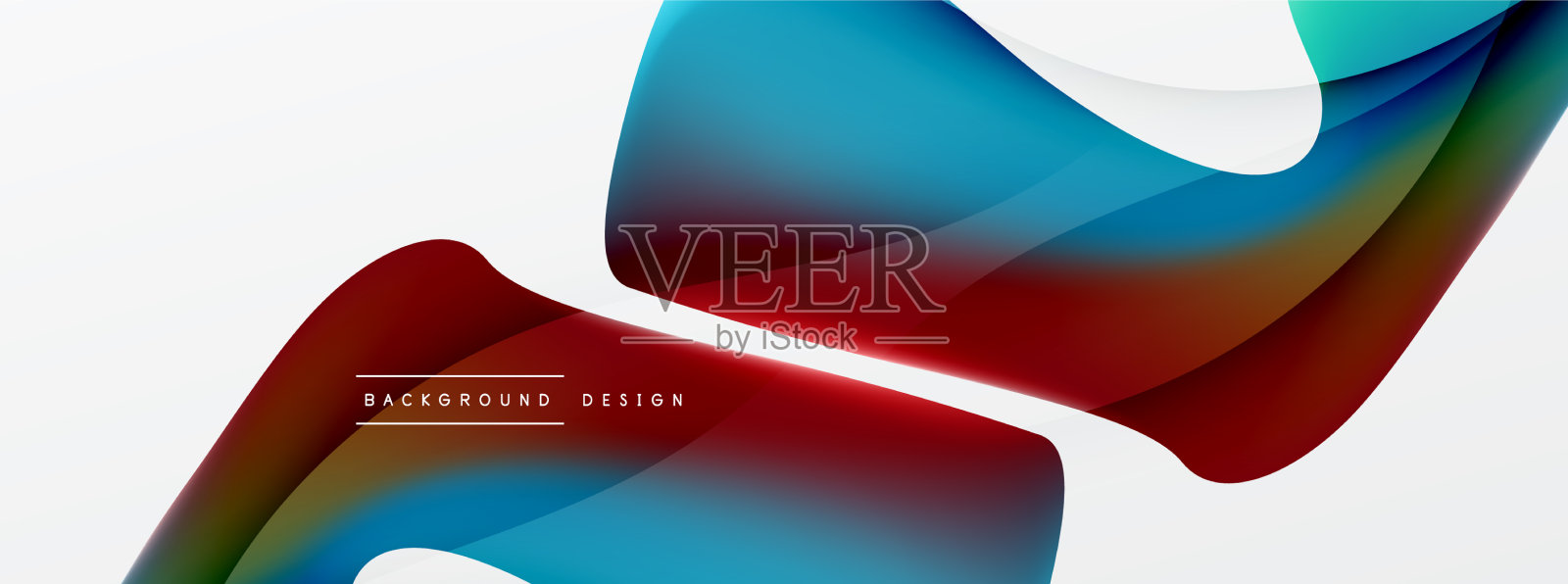 摘要背景流体梯度色波插画图片素材