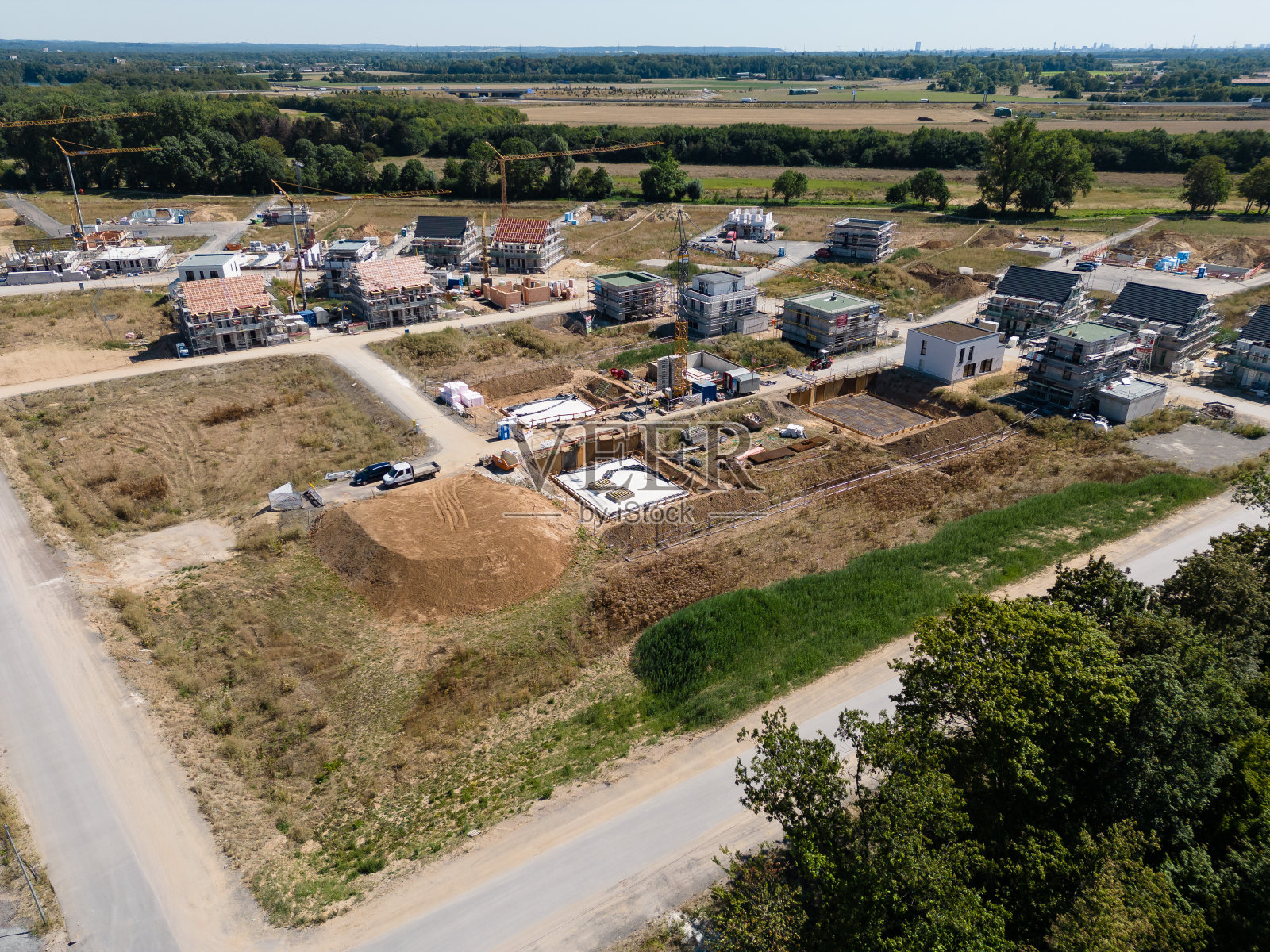 北莱茵-威斯特法伦州的住宅建设照片摄影图片