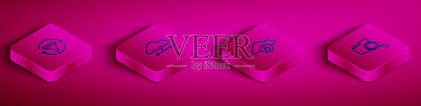 用图表设置等距线销售漏斗图标素材