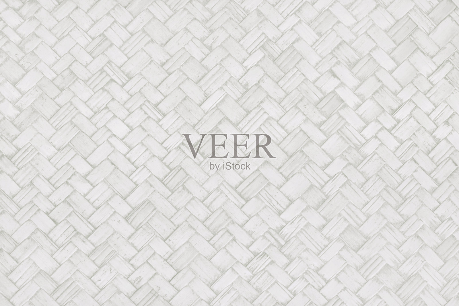 旧白竹编纹理背景，藤编席子图案复古风格。照片摄影图片