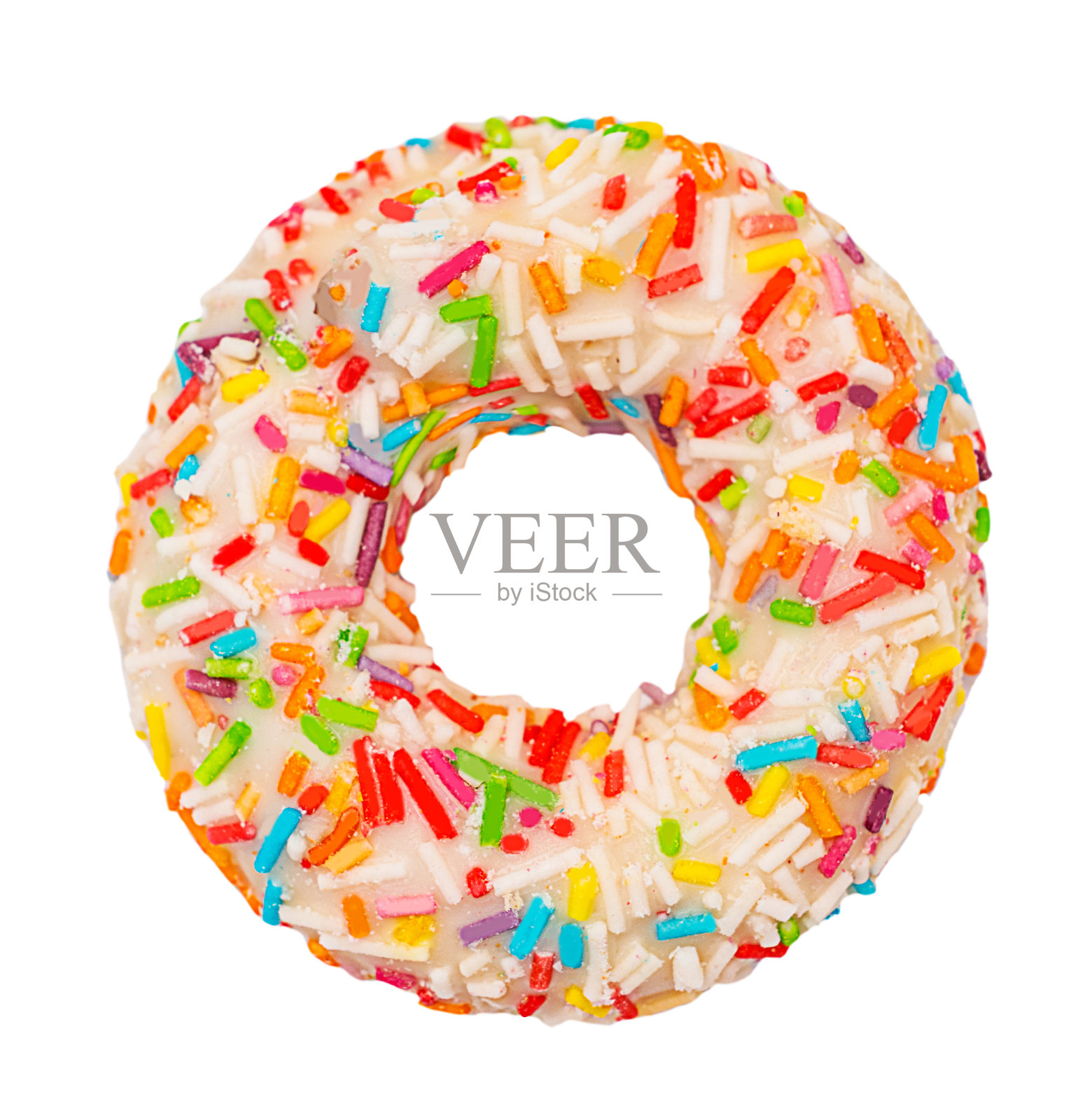 孤立的饼干彩色饼干在白色的背景照片摄影图片