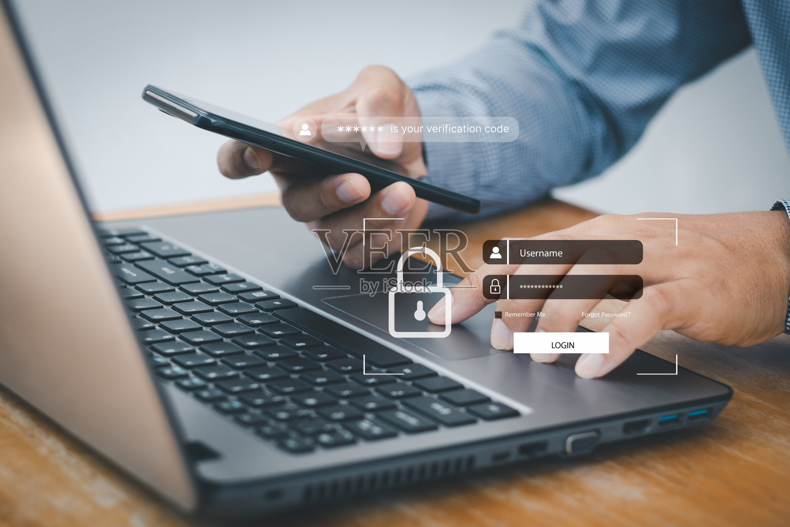 多因素认证的概念，网络安全中的两步验证，信息安全，加密，安全访问用户个人信息，安全上网，网络安全。照片摄影图片