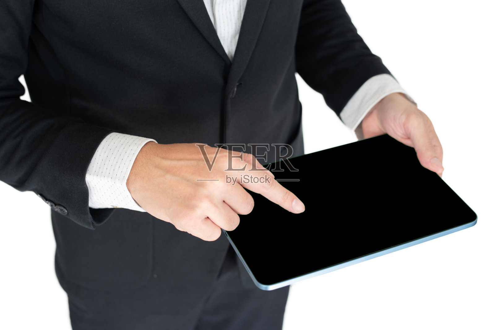 商人用手动作隔离照片摄影图片