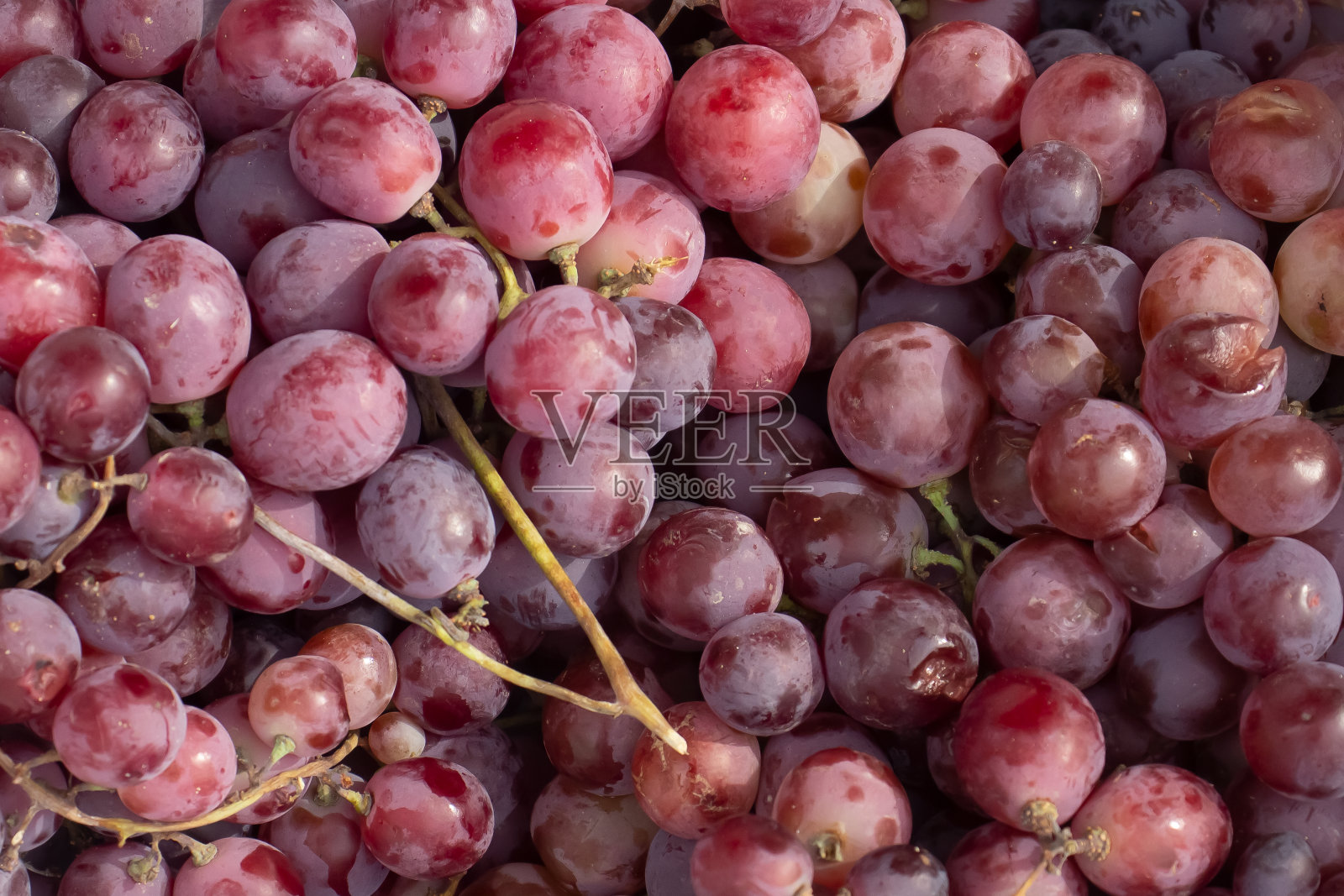 特写的有机甜红酒背景，葡萄葡萄的纹理，红酒背景。照片摄影图片