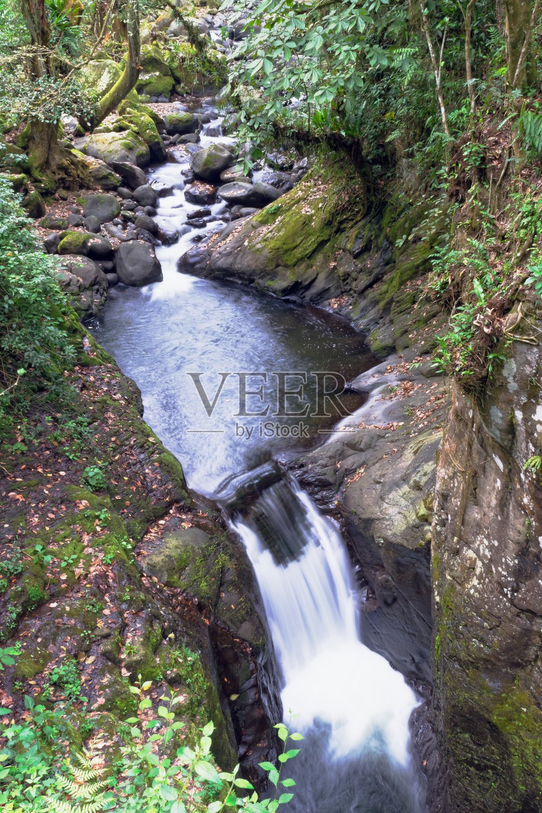 墨西哥西科的特索罗瀑布照片摄影图片